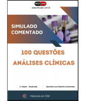 Simulado Comentado - 100 Questões - Análises Clínicas